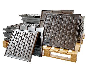 Плитка чугунная квадратная ПП-300